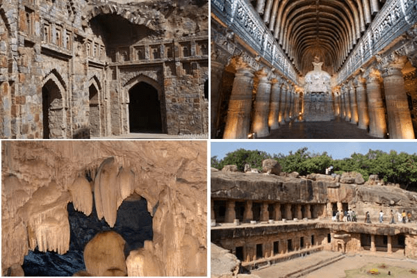 भारतीय संस्कृति और इतिहास की झलक मिलती हैं इन प्राचीन गुफाओं में